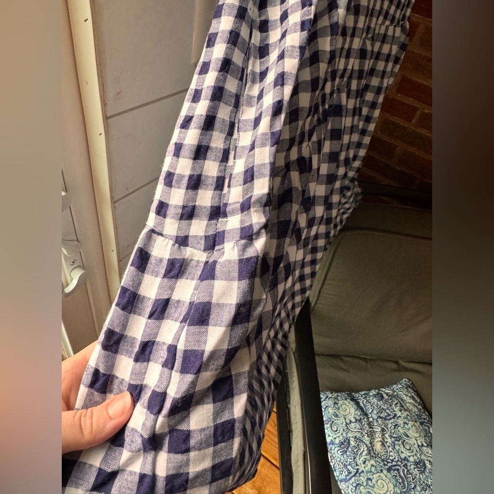 ANTHROPOLOGIE Gingham Short Sleeve Dress - Picture 7 of 12